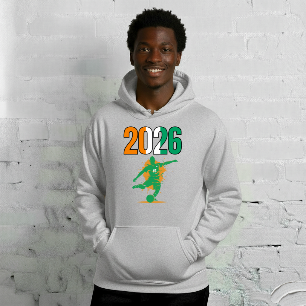 Côte d'Ivoire World Cup 2026 Fitted Hoodie | Let's_Play