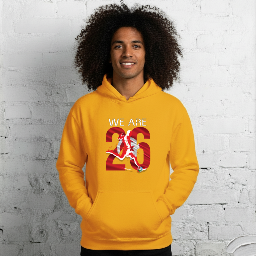 Tunisia World Cup 2026 Fitted Hoodie | We_Are_26