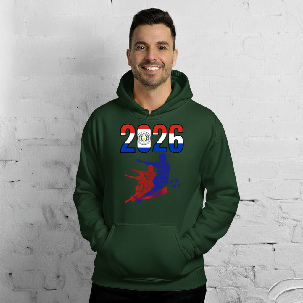 Paraguay World Cup 2026 Fitted Hoodie | Rising_Jist