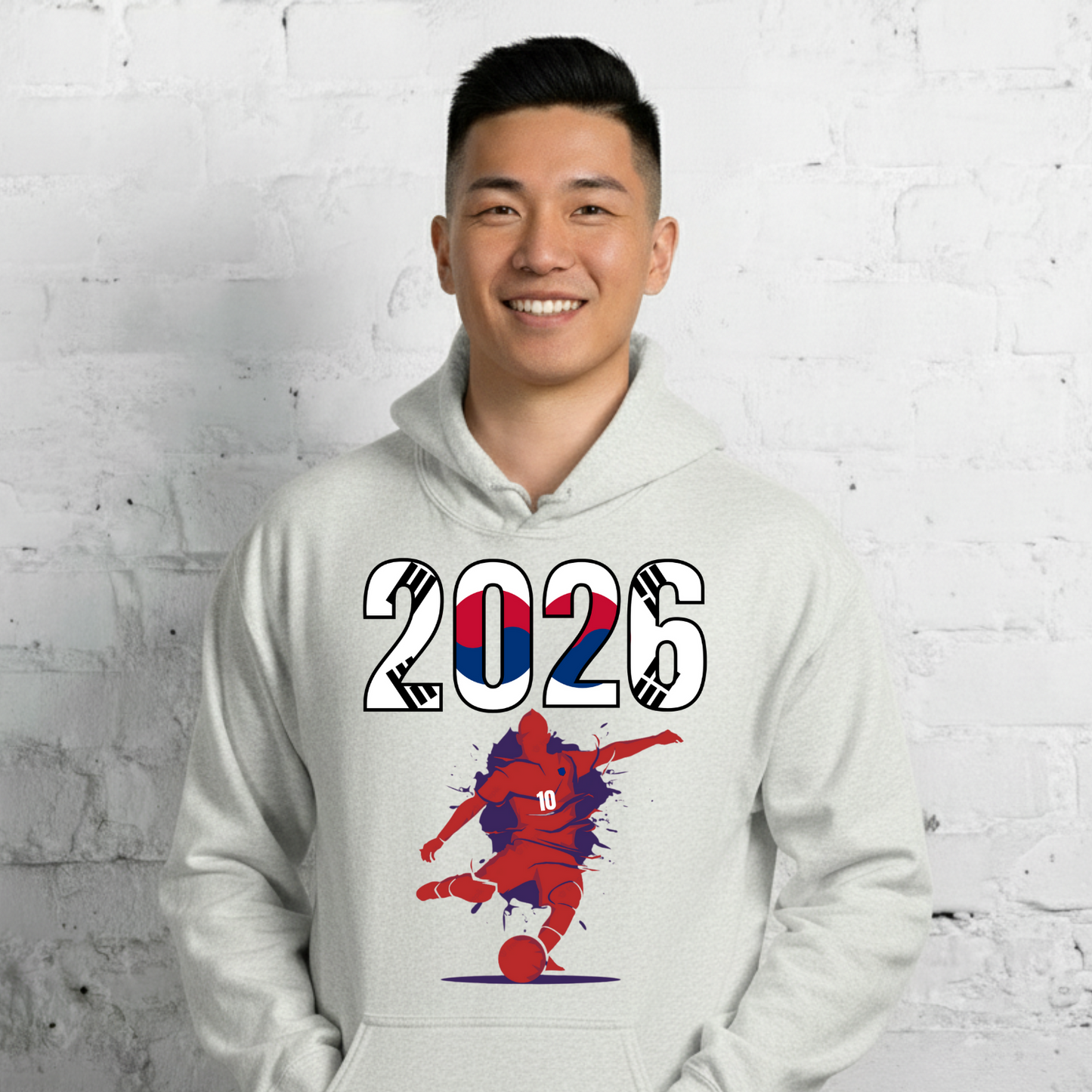 South Korea World Cup 2026 Fitted Hoodie | Let's_Play_BL