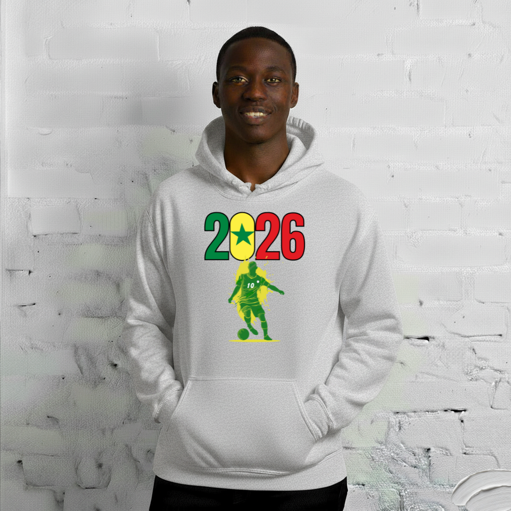 Senegal World Cup 2026 Fitted Hoodie | Slick_Move_GR