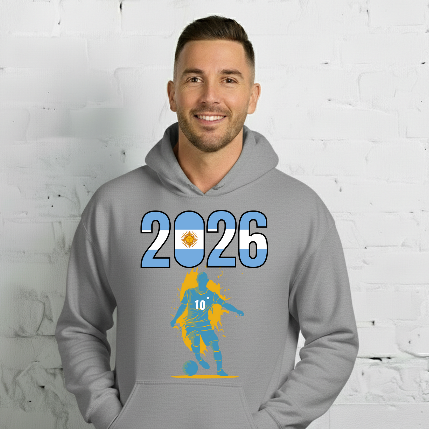 Argentina World Cup 2026 Fitted Hoodie | Slick_Move_LB