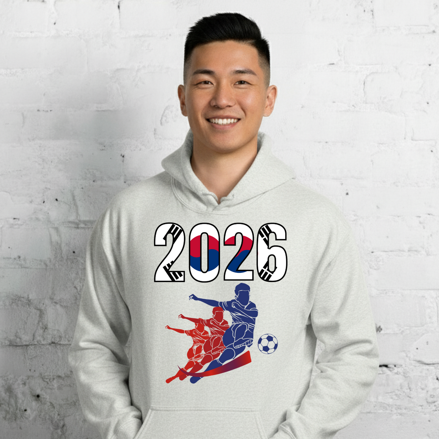 South Korea World Cup 2026 Fitted Hoodie | Rising_Jist