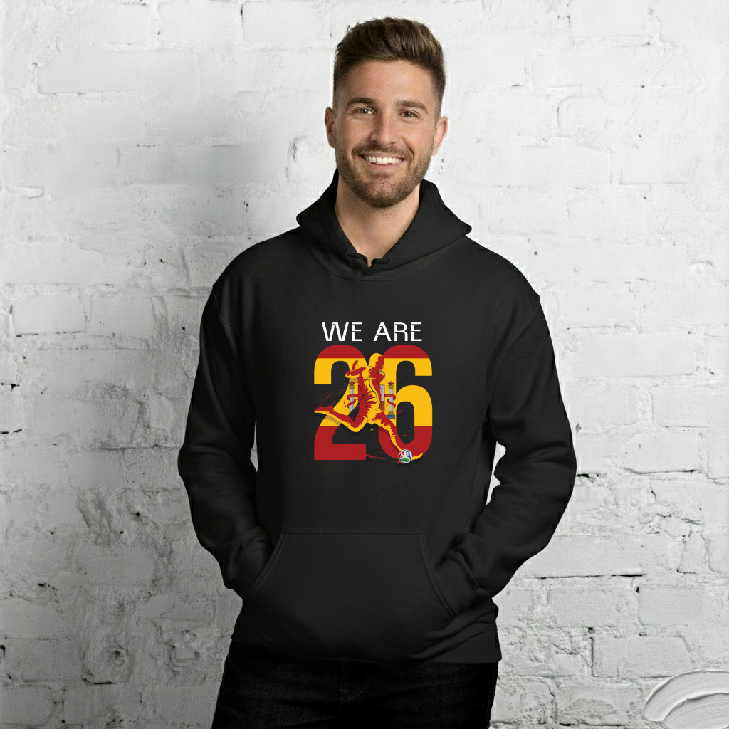 Spain World Cup 2026 Fitted Hoodie | We_Are_26