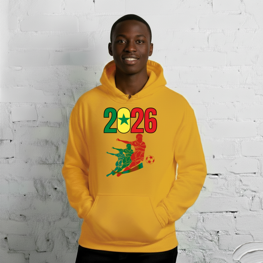 Senegal World Cup 2026 Fitted Hoodie | Rising_Jist