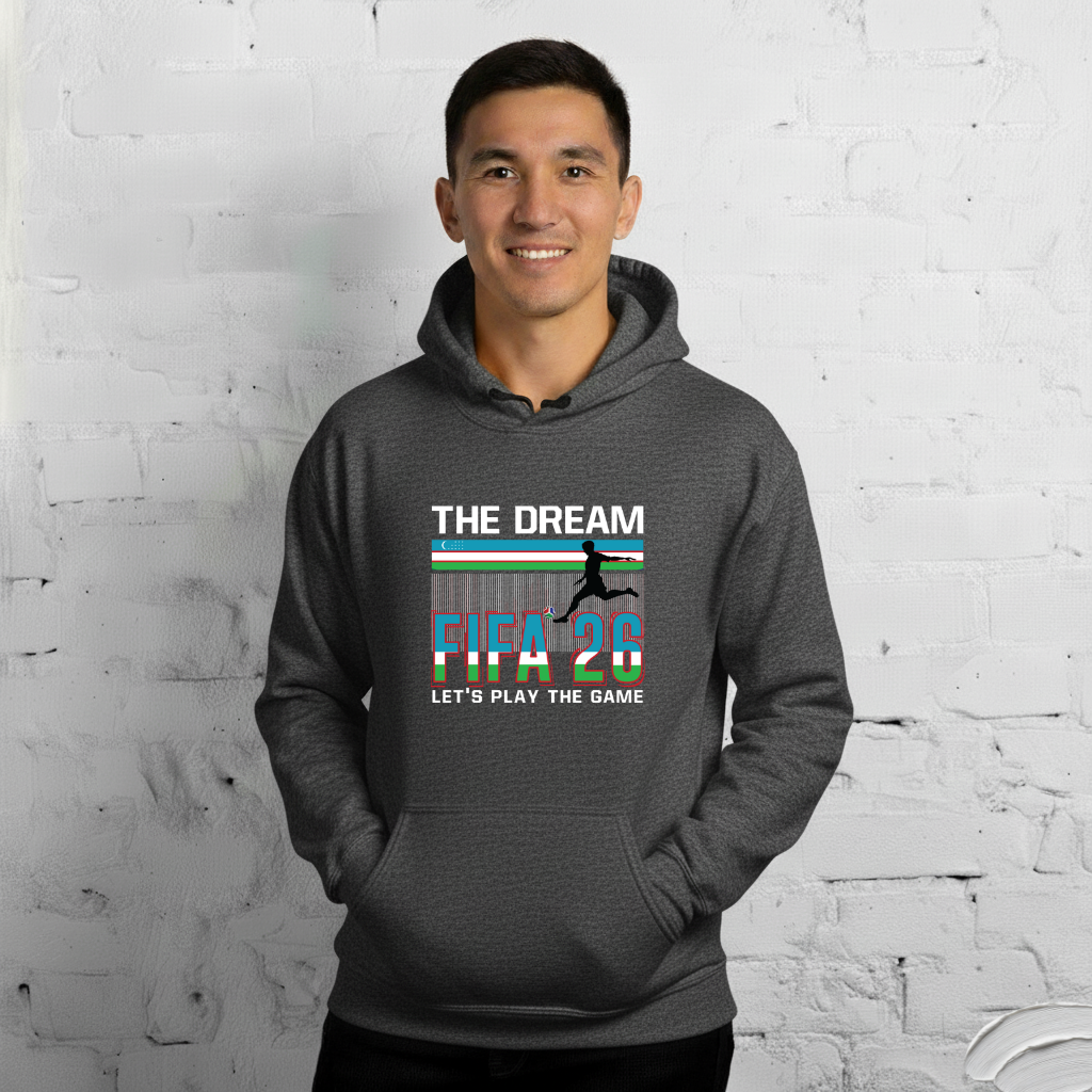 Uzbekistan World Cup 2026 Fitted Hoodie | The_Dream