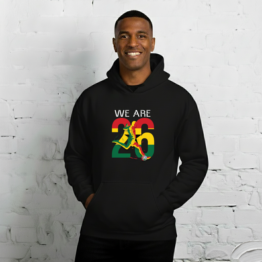Ghana World Cup 2026 Fitted Hoodie | We_Are_26
