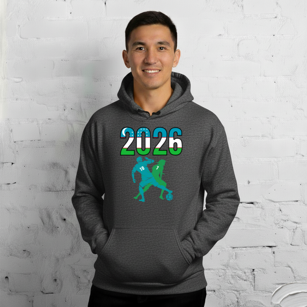 Uzbekistan World Cup 2026 Fitted Hoodie | Smart_Tackle