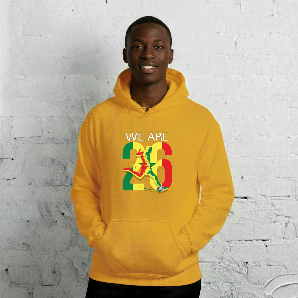 Senegal World Cup 2026 Fitted Hoodie | We_Are_26