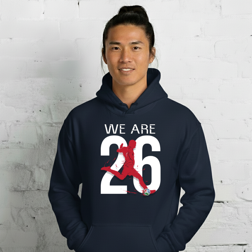 Japan World Cup 2026 Fitted Hoodie | We_Are_26