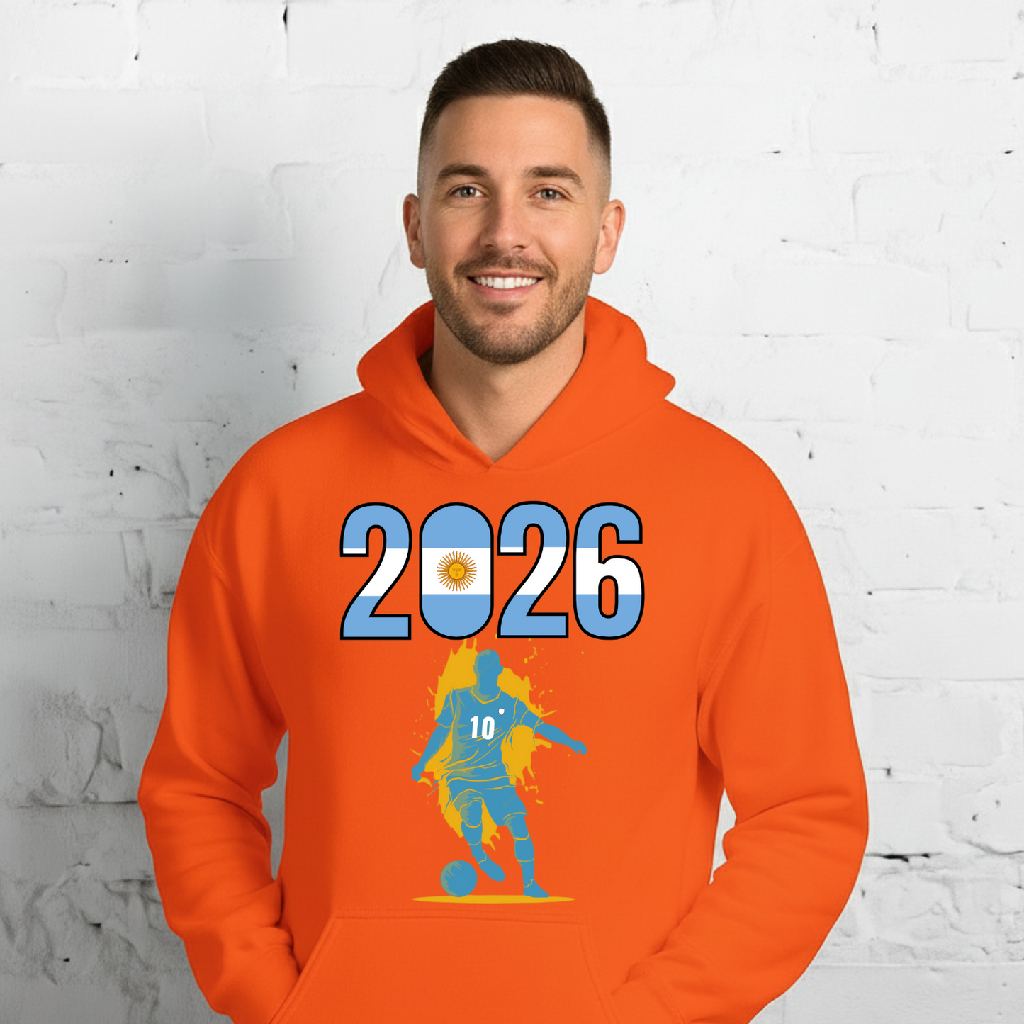 Argentina World Cup 2026 Fitted Hoodie | Slick_Move_LB
