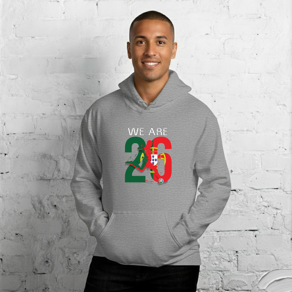 Portugal World Cup 2026 Fitted Hoodie | We_Are_26