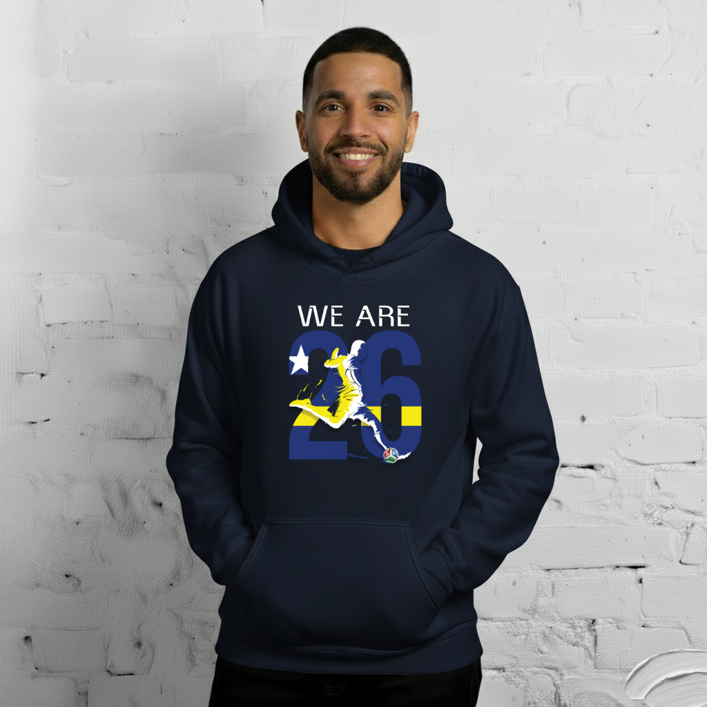 Curacao World Cup 2026 Fitted Hoodie | We_Are_26