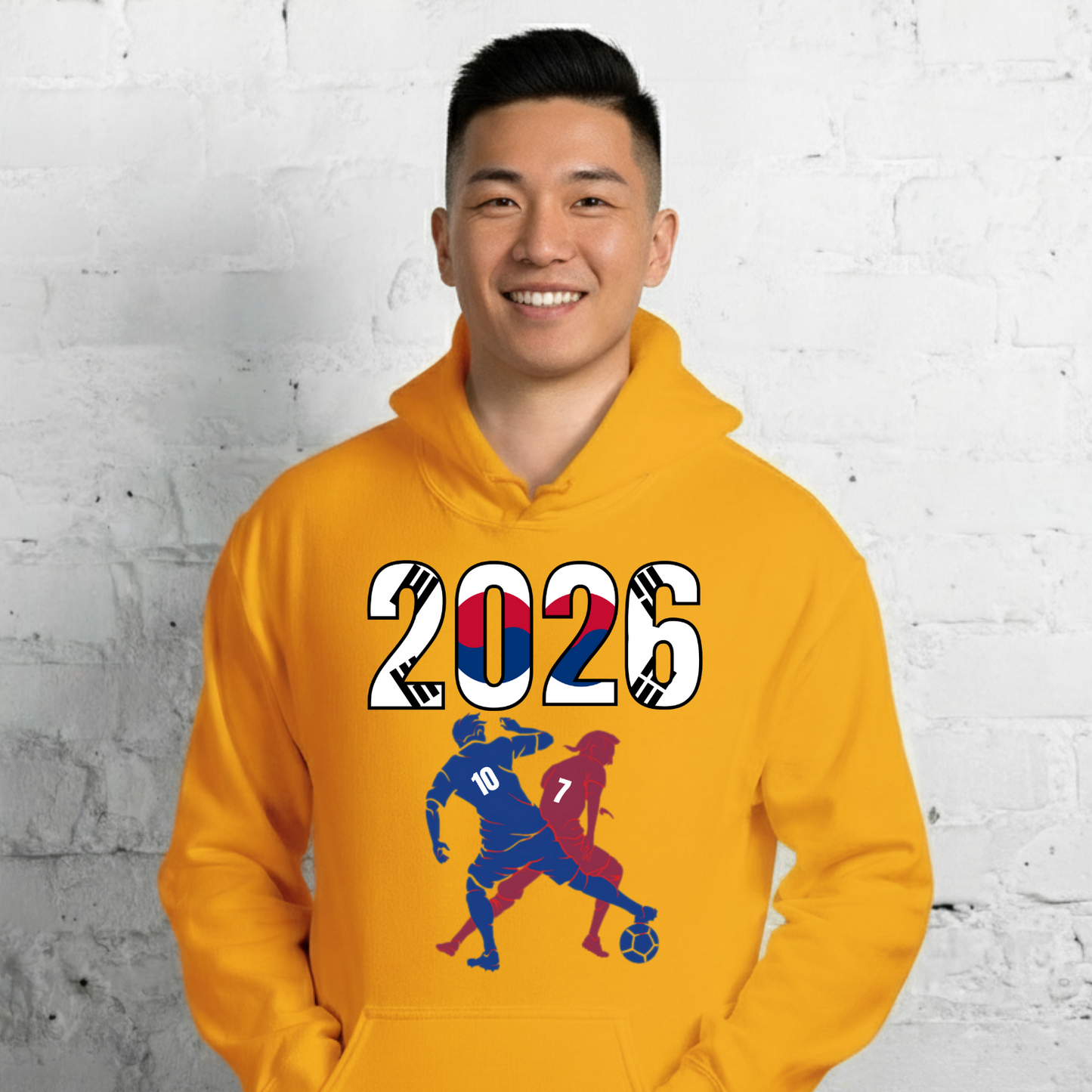 South Korea World Cup 2026 Fitted Hoodie | Smart_Tackle