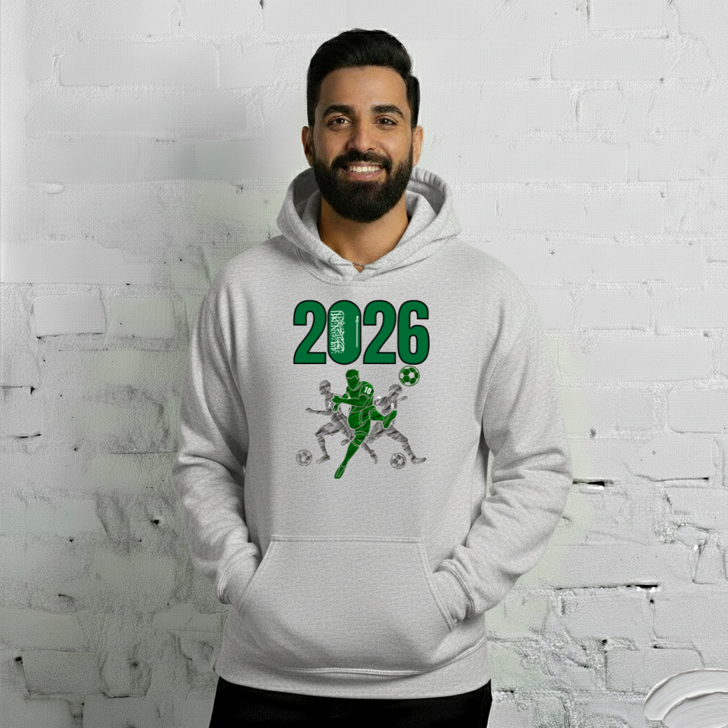 Saudi Arabia World Cup 2026 Fitted Hoodie | Sprints_Trio