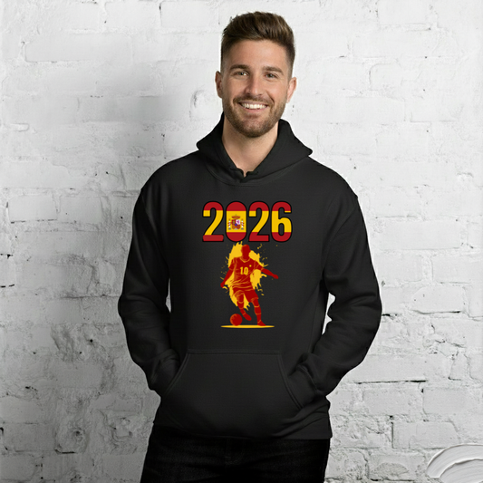 Spain World Cup 2026 Fitted Hoodie | Slick_Move_RD