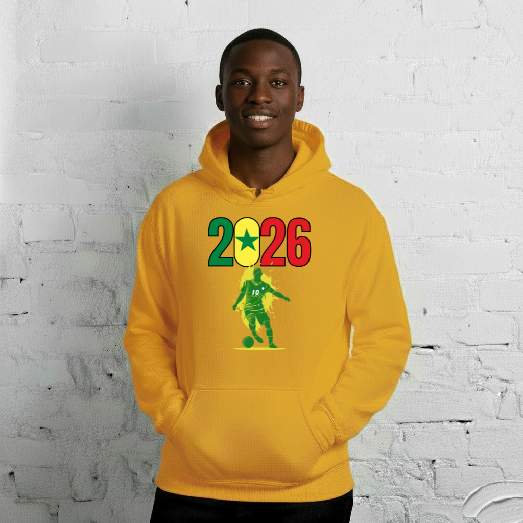 Senegal World Cup 2026 Fitted Hoodie | Slick_Move_GR