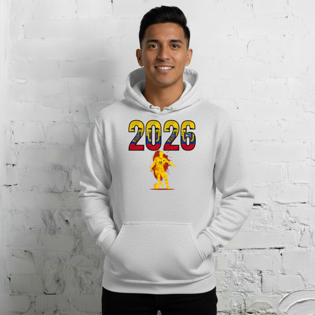 Ecuador World Cup 2026 Fitted Hoodie | Slick_Move_YL