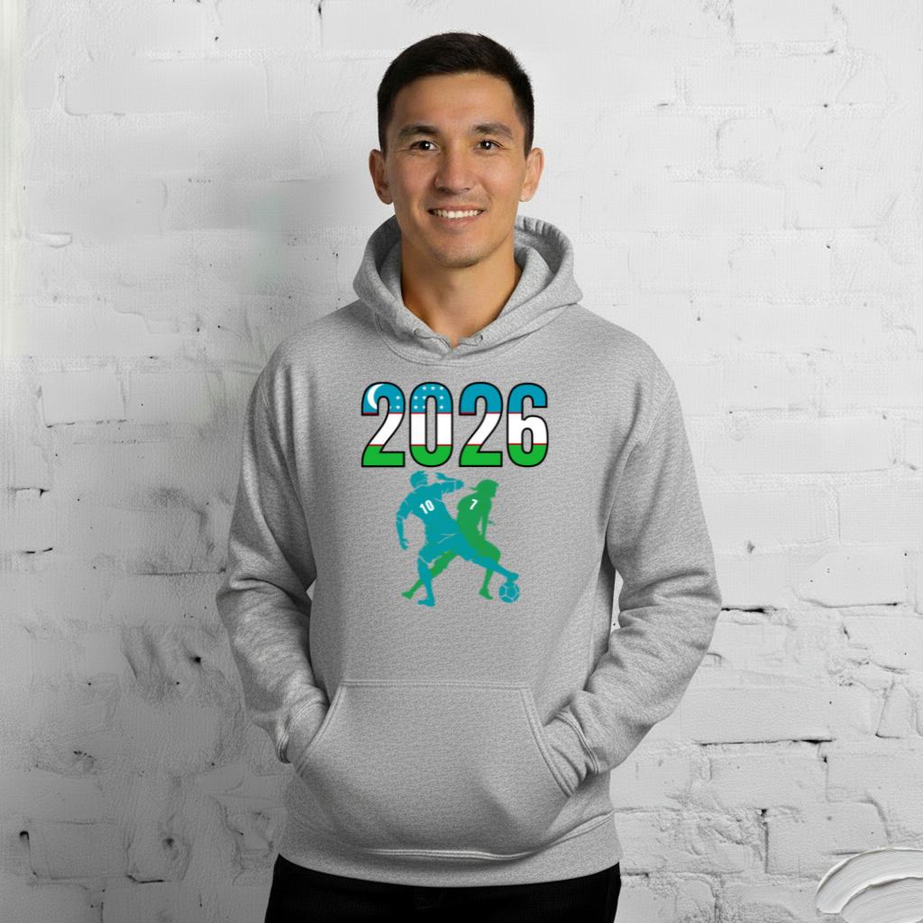 Uzbekistan World Cup 2026 Fitted Hoodie | Smart_Tackle