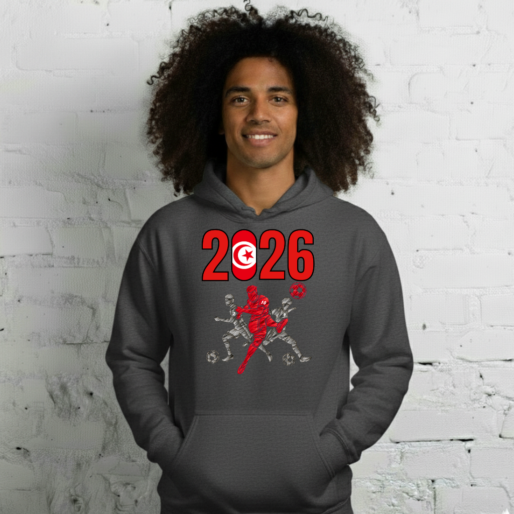 Tunisia World Cup 2026 Fitted Hoodie | Sprints_Trio