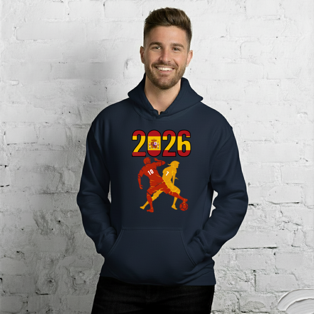 Spain World Cup 2026 Fitted Hoodie | Smart_Tackle