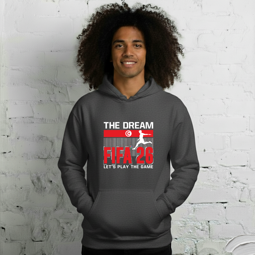 Tunisia World Cup 2026 Fitted Hoodie | The_Dream