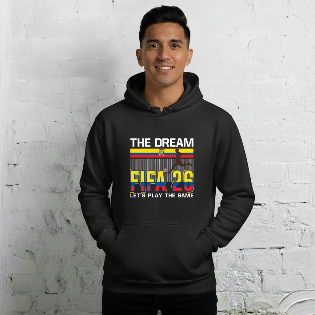 Ecuador World Cup 2026 Fitted Hoodie | The_Dream