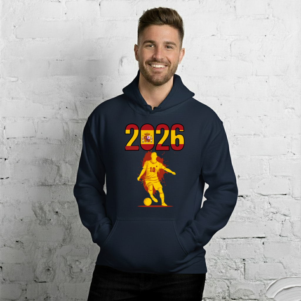 Spain World Cup 2026 Fitted Hoodie | Slick_Move_YL