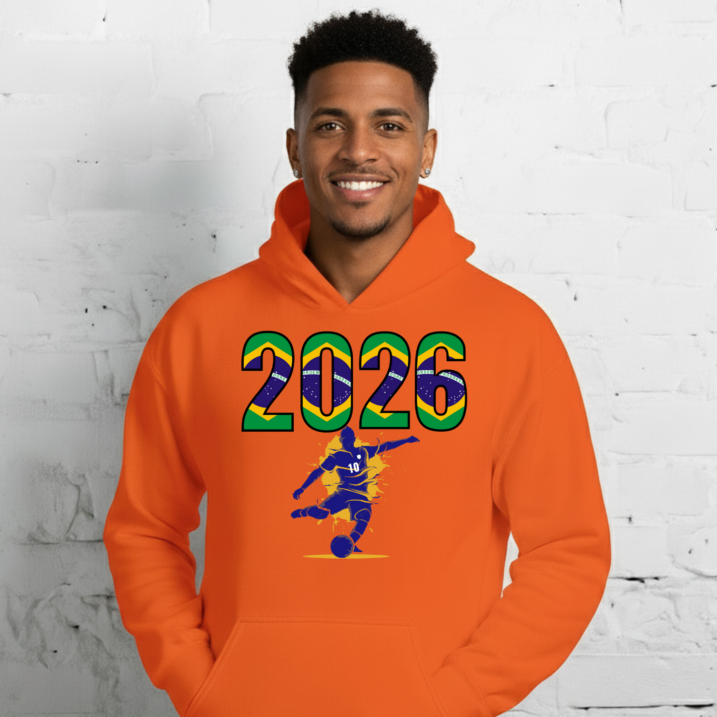 Brazil World Cup 2026 Fitted Hoodie | Let's_Play_BL
