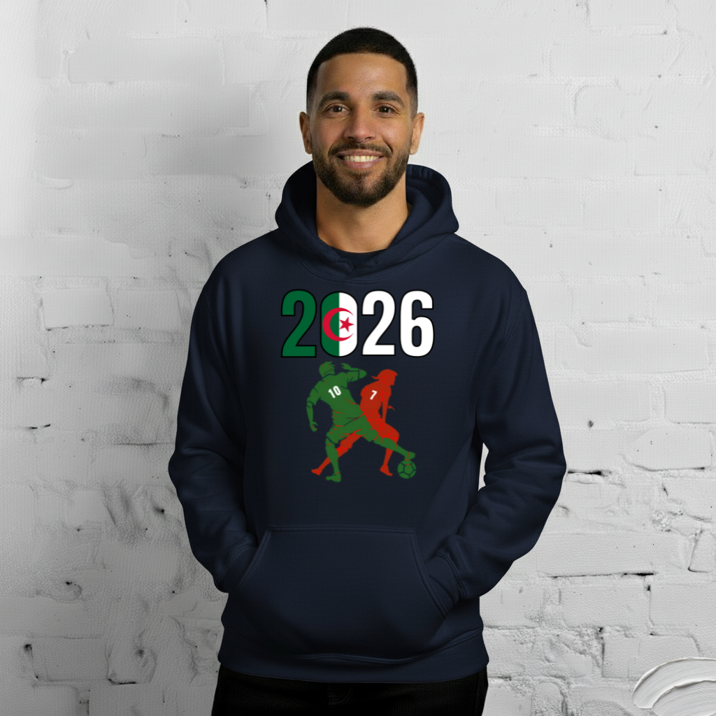 Algeria World Cup 2026 Fitted Hoodie | Smart_Tackle