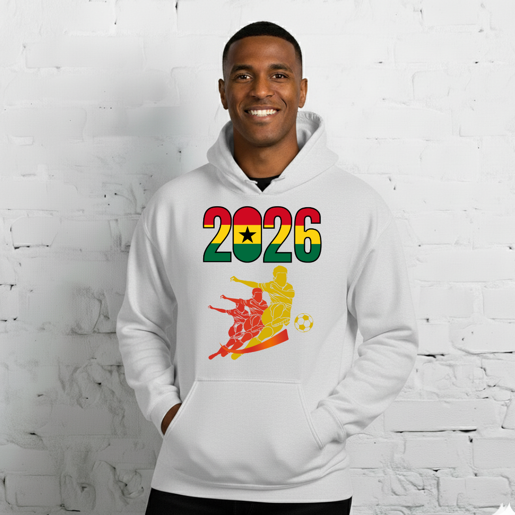 Ghana World Cup 2026 Fitted Hoodie | Rising_Jist