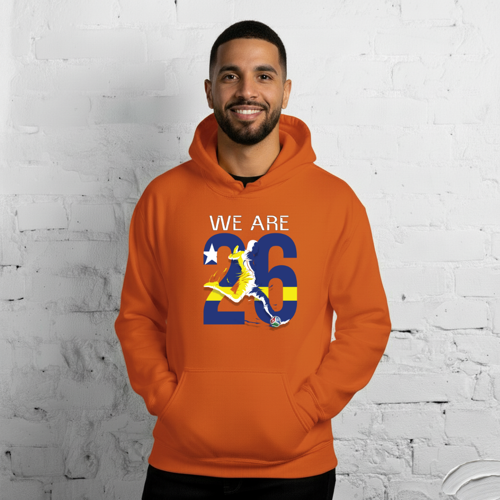 Curacao World Cup 2026 Fitted Hoodie | We_Are_26