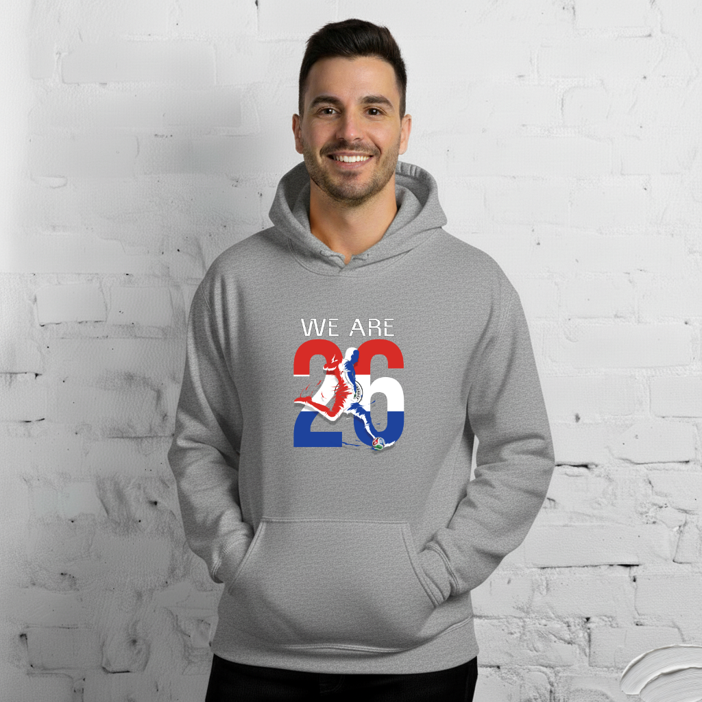 Paraguay World Cup 2026 Fitted Hoodie | We_Are_26