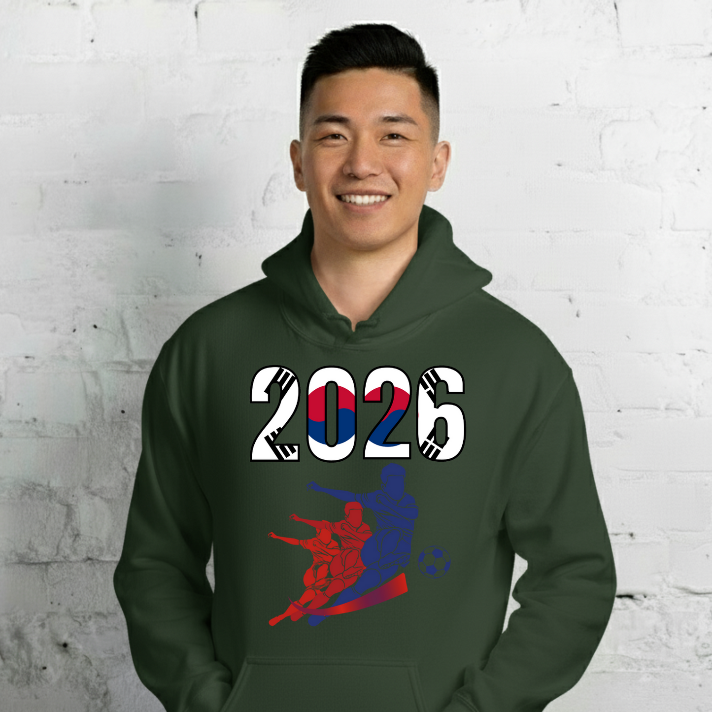 South Korea World Cup 2026 Fitted Hoodie | Rising_Jist