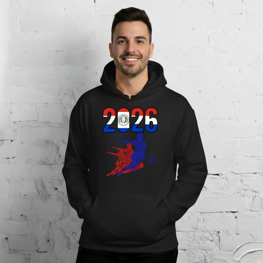 Paraguay World Cup 2026 Fitted Hoodie | Rising_Jist