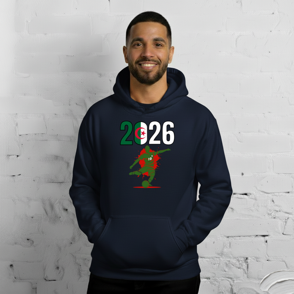 Algeria World Cup 2026 Fitted Hoodie | Let's Play