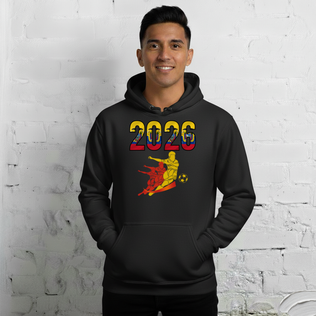 Ecuador World Cup 2026 Fitted Hoodie | Rising Jist_YL