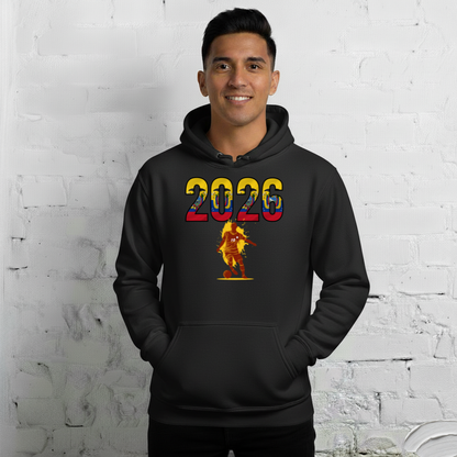 Ecuador World Cup 2026 Fitted Hoodie | Slick_Move_RD