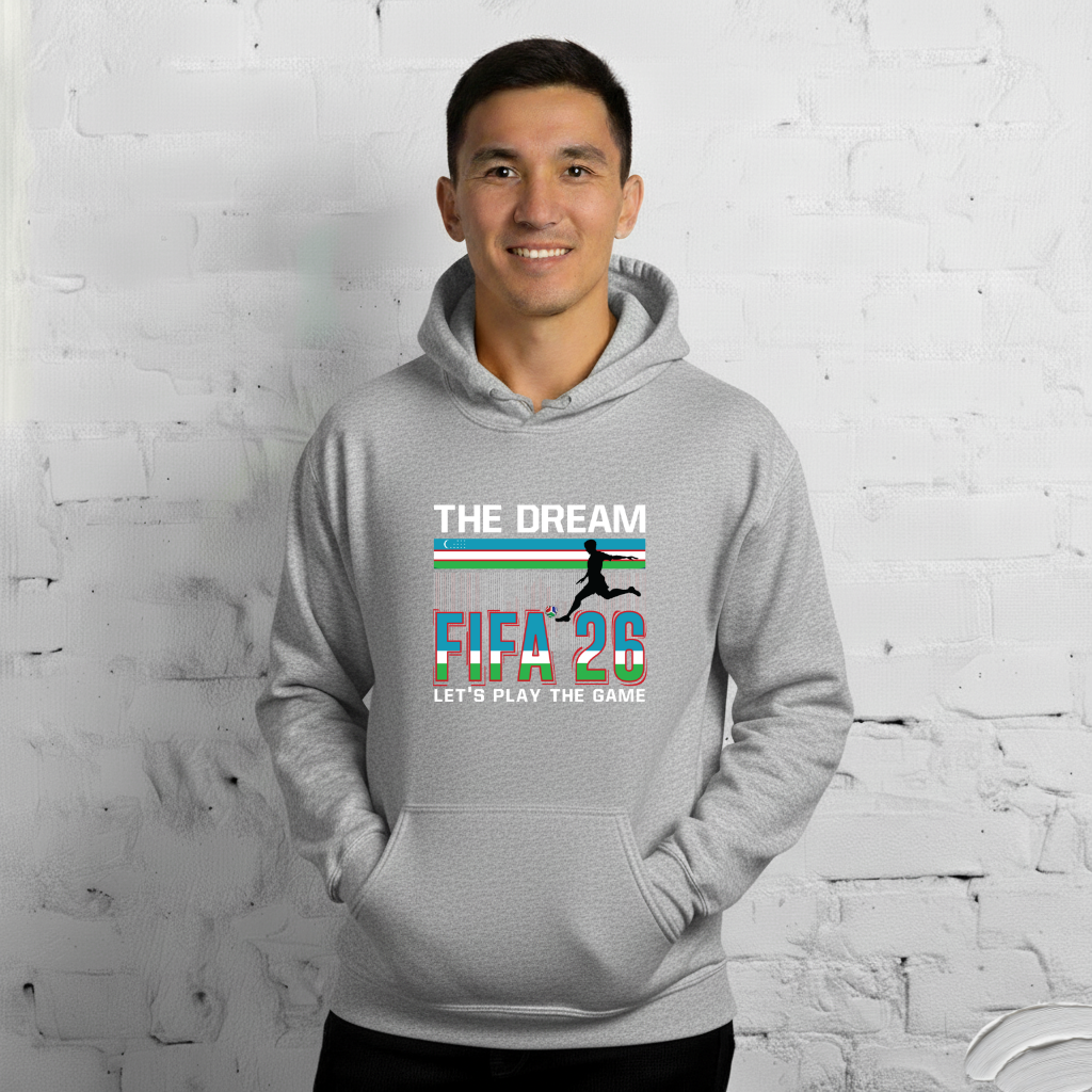 Uzbekistan World Cup 2026 Fitted Hoodie | The_Dream