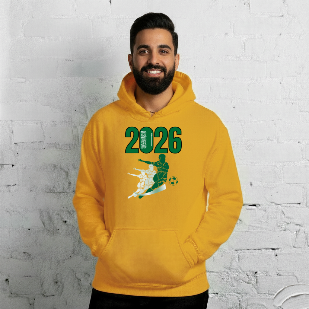 Saudi Arabia World Cup 2026 Fitted Hoodie | Rising_Jist