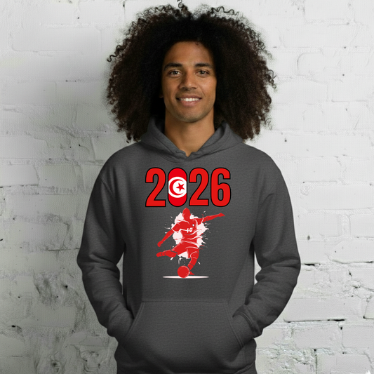 Tunisia World Cup 2026 Fitted Hoodie | Let's_Play