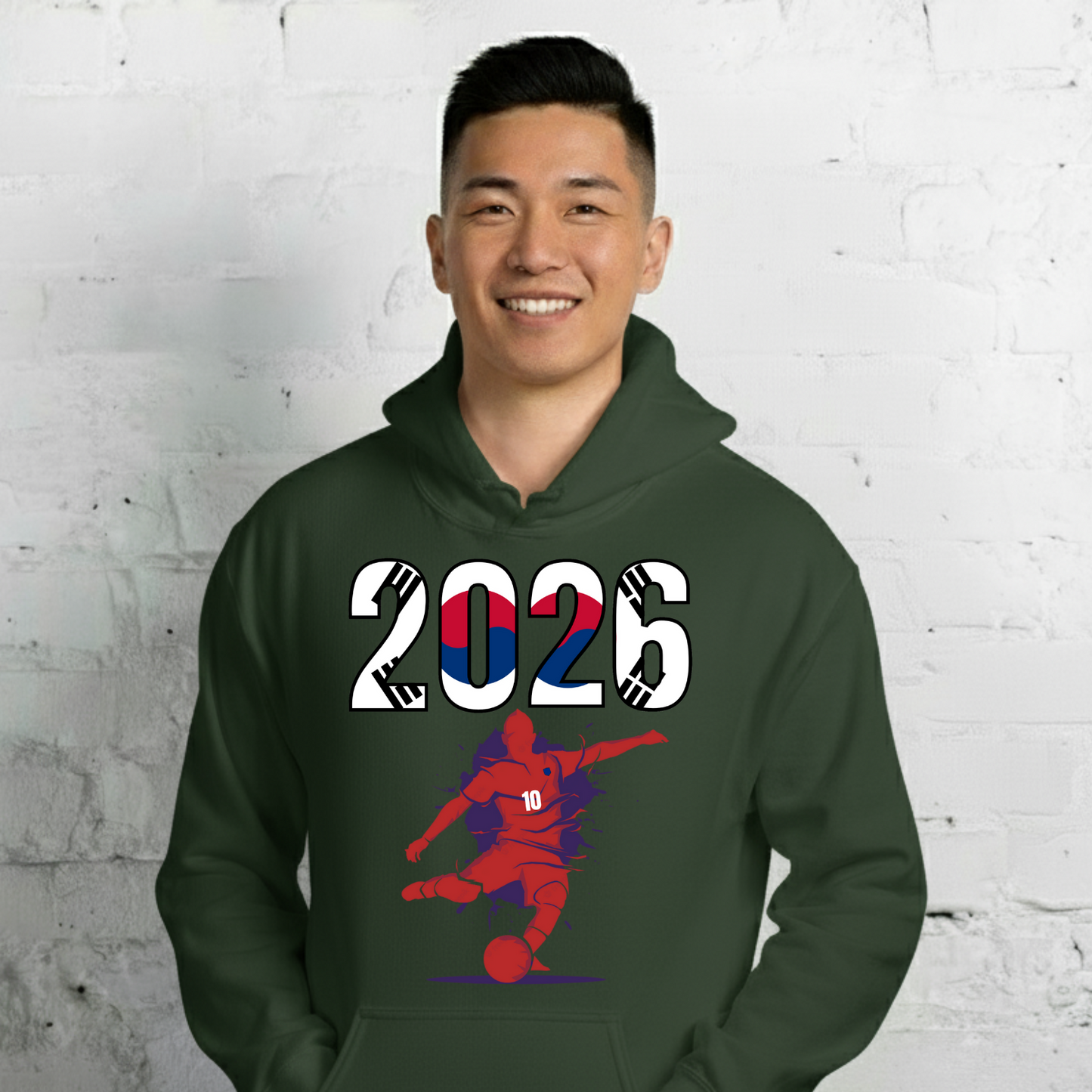South Korea World Cup 2026 Fitted Hoodie | Let's_Play_BL