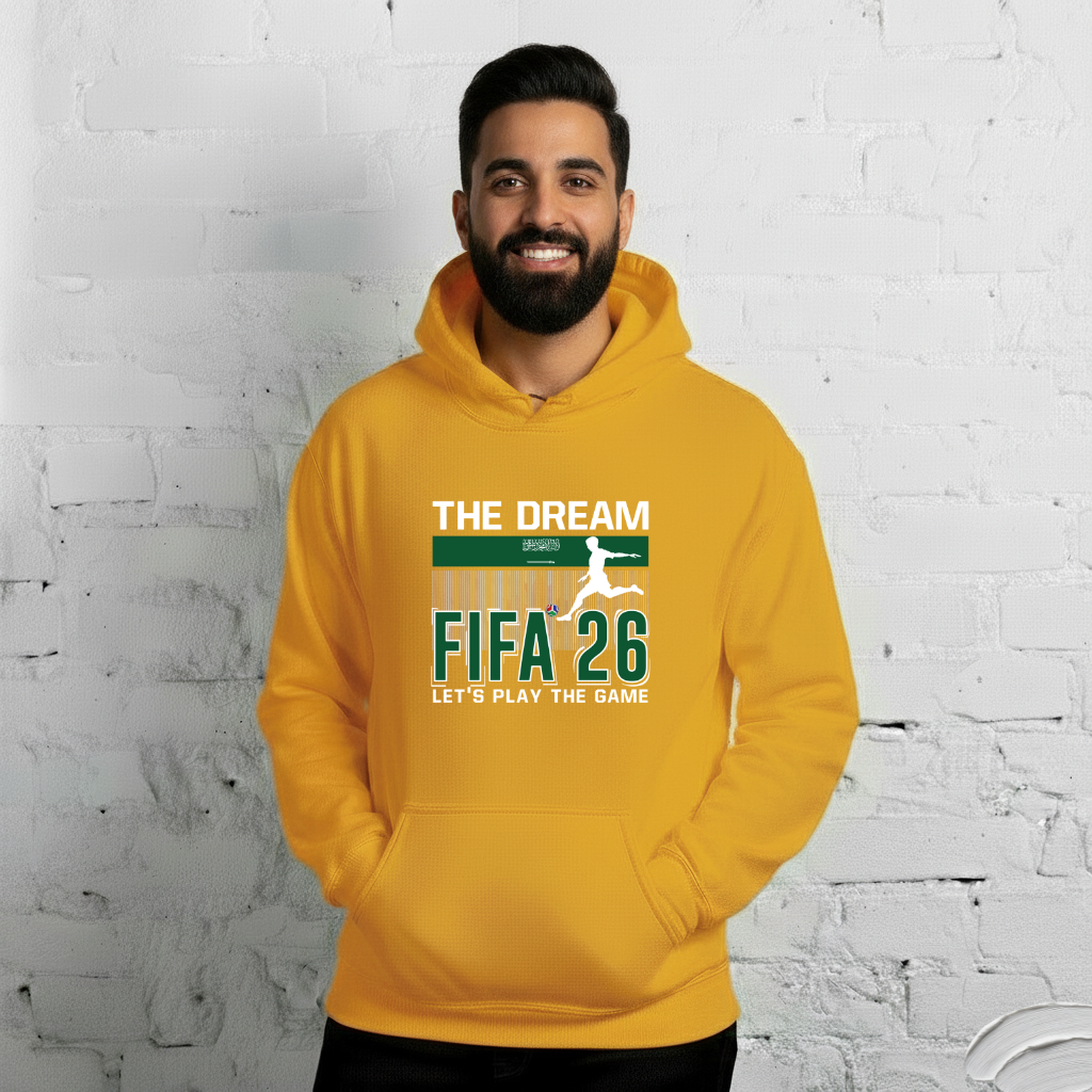 Saudi Arabia World Cup 2026 Fitted Hoodie | The_Dream