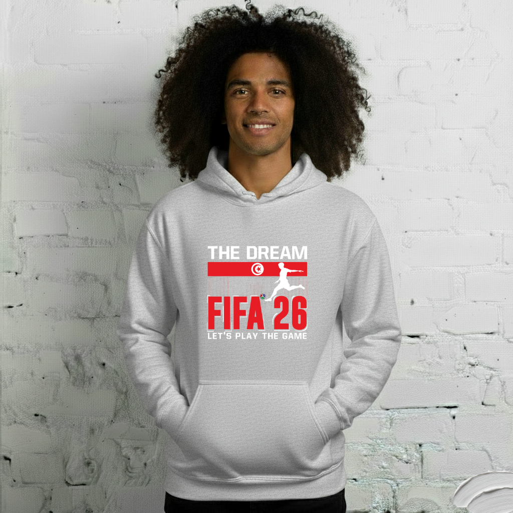 Tunisia World Cup 2026 Fitted Hoodie | The_Dream