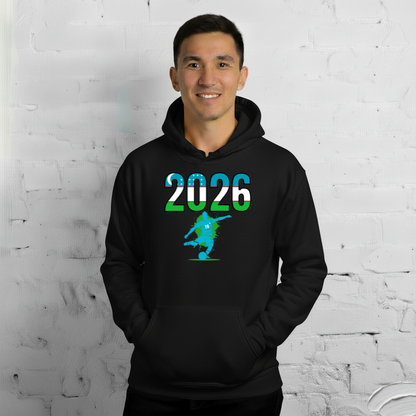 Uzbekistan World Cup 2026 Fitted Hoodie | Let's Play