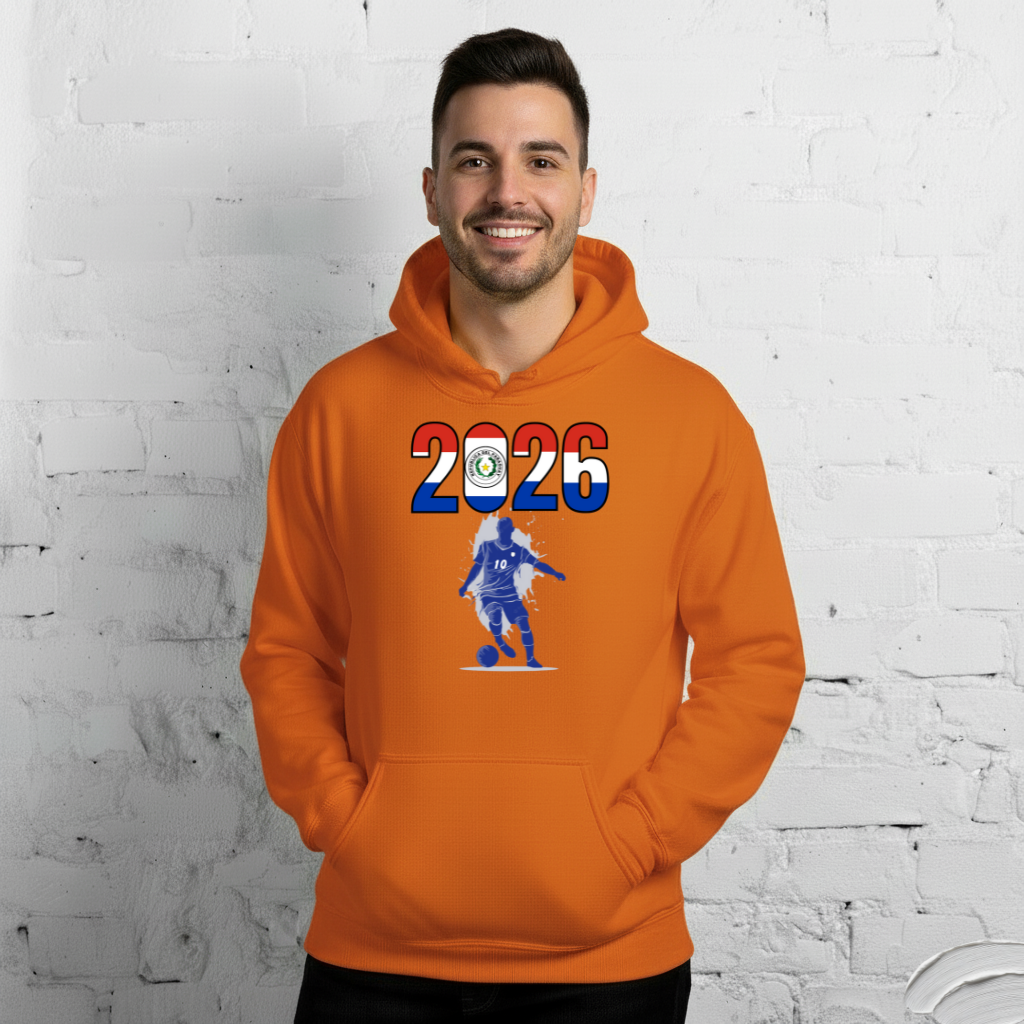Paraguay World Cup 2026 Fitted Hoodie | Slick_Move_BL