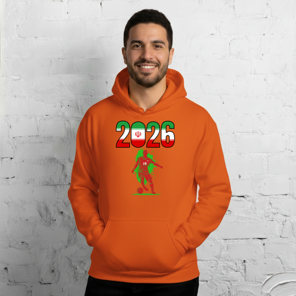 Iran World Cup 2026 Fitted Hoodie | Slick_Move_RD