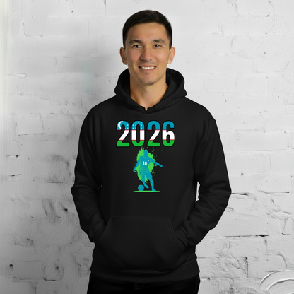 Uzbekistan World Cup 2026 Fitted Hoodie | Slick_Move_LB