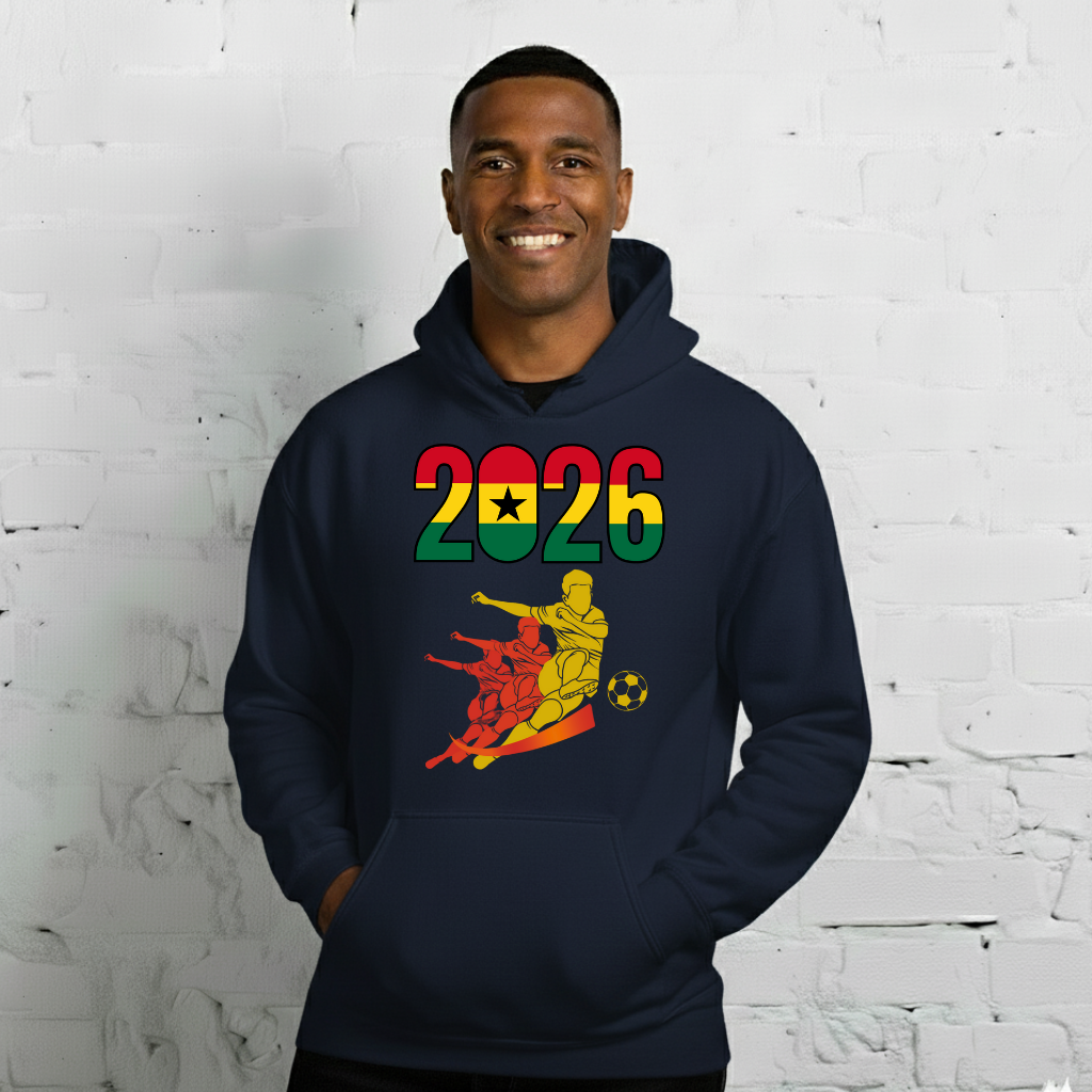 Ghana World Cup 2026 Fitted Hoodie | Rising_Jist