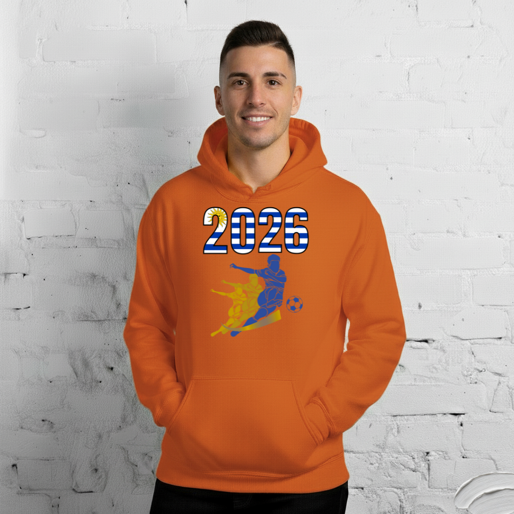 Uruguay World Cup 2026 Fitted Hoodie | Rising_Jist